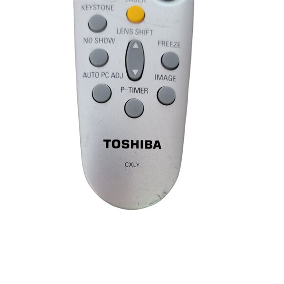 Genuine Toshiba Projector Remote Control CXLY Tested and Works - Picture 3 of 3